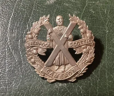 Liverpool Scottish-Cameron Highlanders-Original Cap Badge F532 • £12.50
