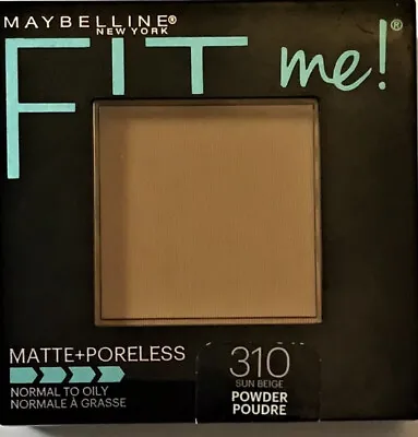 Maybelline Fit Me Matte + Poreless Pressed Powder Compact #310 SUN BEIGE  • $7.98