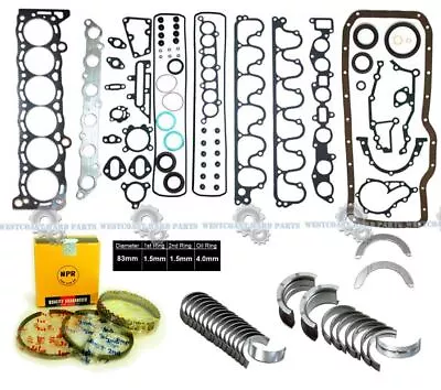$314.46 • Buy 85-88 Toyota Supra Cressida 2.8l 5mge L6 Full Set *engine Re-ring Kit*npr