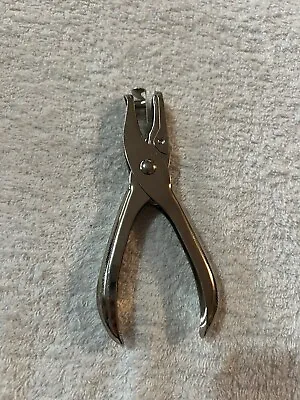 Hole Puncher Tool Single Hole Punch Handheld Metal • $7