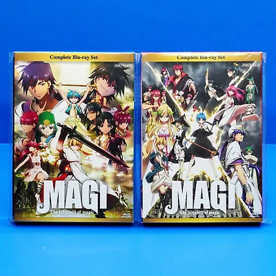 Magi The Labyrinth & Kingdom Of Magic Complete Anime Series Blu-ray Set • $799.99