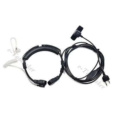 Throat Mic Headset Earpiece For Midland GXT550 GXT650 G5 G6 G7 G8 Portable Radio • $7.93