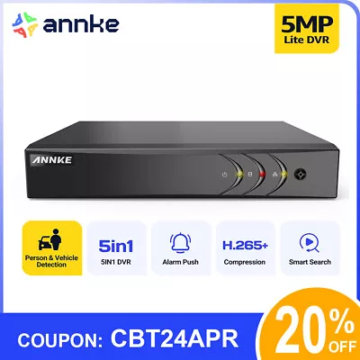 ANNKE 5MP Lite 8CH 16CH 32CH DVR Video Recorder Person/Vehicle Detection 0- 4TB • $89.99