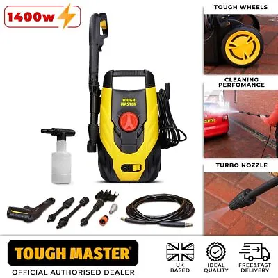 £70.35 • Buy Electric Pressure Washer Jet Wash Patio Cleaner 110BAR High Power With Wheels