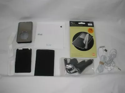 Apple IPod Classic 5th Generation 30 GB Black A1136 Video Rare With Accessories • $149.99