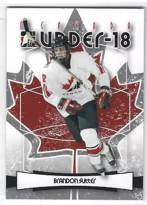 2007-08 In The Game O Canada #4 Brandon Sutter • $1