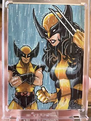 2022 Upper Deck Marvel Masterpieces Art Of Effix X-23 Wolverine  Sketch Auto 1/1 • $600