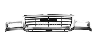 New Front Grille Chrome Finish GMC Sierra 3500 Fits 2003-2007 GM1200568 4-Door • $425