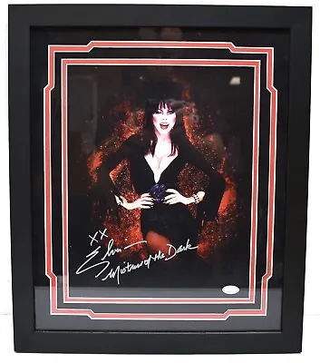 Elvira Autograph 17x20 Photo Mistress Of The Dark Signed Framed JSA COA • $207.46