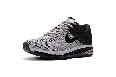 NIKE AIR MAX 2017 Men's Running Trainers Shoes Grey And Black • $188.11