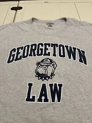 Vintage 90's 2XL Georgetown Law University Hoyas Shirt Mens Size XXL Champion • $17