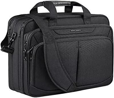 Laptop Bag 18  Expandable Fits Up To 17.3  Briefcase Large Travel Water-Repellen • $50.20