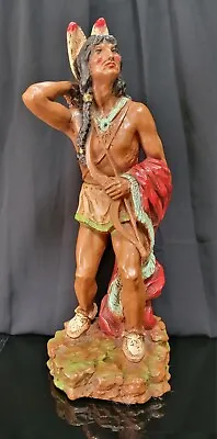 VTG~ 1976 Universal Statuary ~Indian/Brave/Warrior/ Native American ~Figure ~15  • $24.99