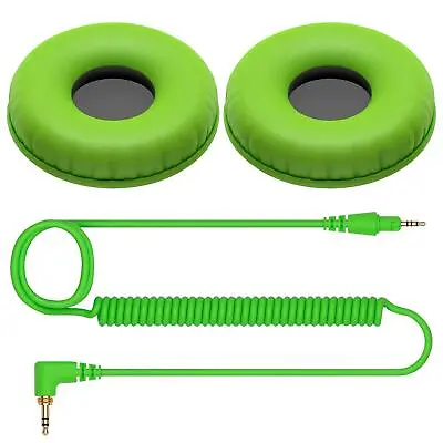 Pioneer DJ HC-CP08-Y Green Replacement Pads Accessories For HDJ-CUE1 Headphones • $30