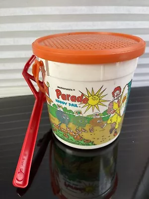 McDonald's Happy Meal Bucket  PARADE PaiL 1986 UNUSED! Vintage 1980s • $9.99