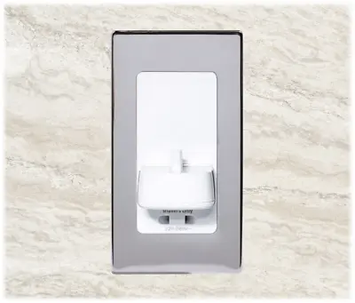 £70.99 • Buy Proofvision Wall Mounted Toothbrush Charger Station & Shaver Socket Chrome