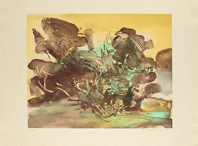 $13300 • Buy Engraving And- Zao Wou Ki - Zhào Wújí - 赵无极 – 趙無極 - Chinese Art - 1974