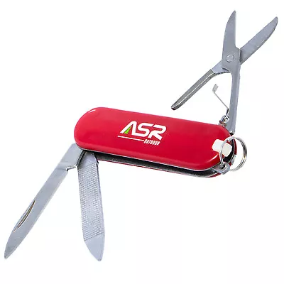 ASR Outdoor Mini EDC Small Pocket Knife Multi Tool - LOGO Red • $8.99