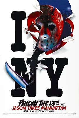 Friday The 13th Part VIII Manhattan - 11 X 17 Horror Reproduction Poster • $5.99