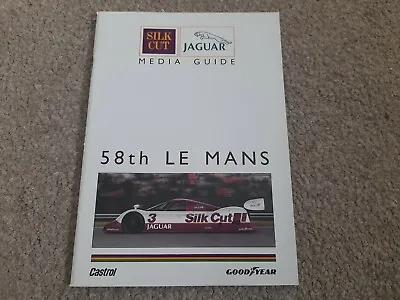 Unused Jaguar Silk Cut Le Mans Media Guide Booklet 1990 Twr Xjs Xjr-s Xjr-11 12 • £9.99