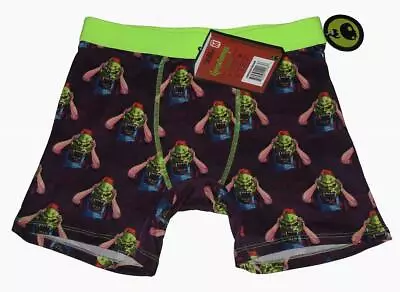 $16.99 • Buy Crazy Boxer GOOSEBUMPS Haunted Mask Spider Webs Neon Waistband Boxers Men's NWT