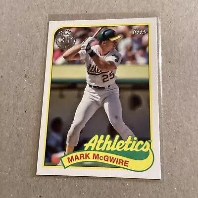 2024 Topps Series 1 Mark McGwire 1989 35th Anniversary Oakland A’s #89B-53 • $1