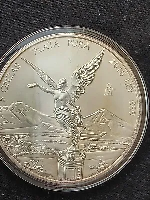 2018 5 Oz. Silver Mexican Libertad • $250