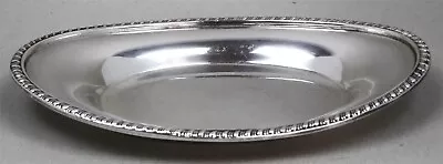 Antique E G WEBSTER (1886-1990) Hallmarked Silverplate GRAVY BOAT TRAY PLATTER • $19.95