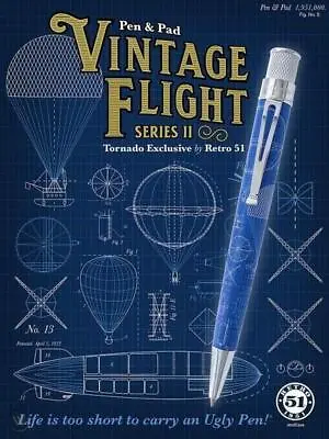 Retro 51 Vintage Flight II Rollerball Pen Limited Edition Of 300 • $185