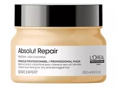 L'Oreal Serie Expert Absolut Repair Instant Mask For Damaged Hair 8.4 Oz • $42.37