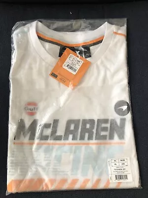 BNWT McLaren FW F1 Gulf Racing Graphic Official Merchandise T-shirt Size XL • £17