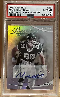 2023 Panini Prestige - Xtra Points Premium Red #231 Mark Gastineau PSA 10 • $90