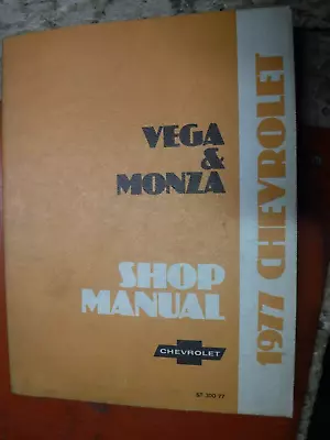 $19.99 • Buy 1977 Chevrolet Vega Monza Original Factory Service Manual Shop 305 V8