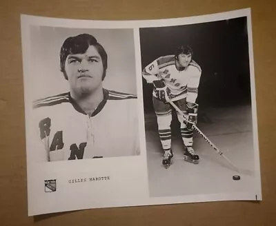 Vintage Media Photo New York Rangers Gilles Marotte 8 X 10  • $5.08