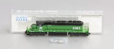 Kato 176-4802 N Scale Burlington North SD40-2 Diesel Locomotive #6363/Box • $111.09