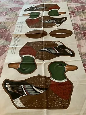 Cranston VIP  Wild Bird Collection Mallard Duck  Fabric Panel 15 In Stuffed Toy • $12.99
