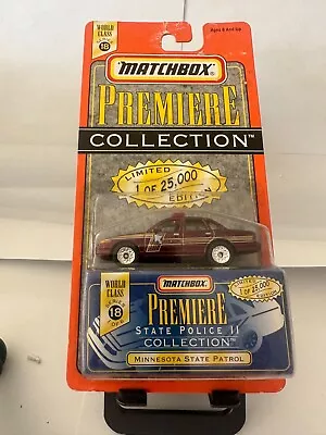 Matchbox Premiere State Police II Collection Minnesota State Patrol L12 • $4.59