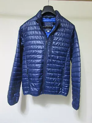 J Crew Men's Blue Quilted Primaloft Full Zip Puffer Jacket - Size XS • $10