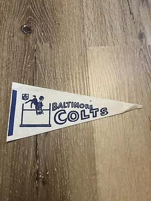 1960s Baltimore Colts Mini Pennant • $15