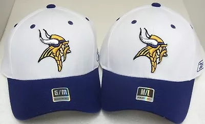 NFL Minnesota Vikings Multi-Color Structured Coaches Flexfit Hat By Reebok • $15