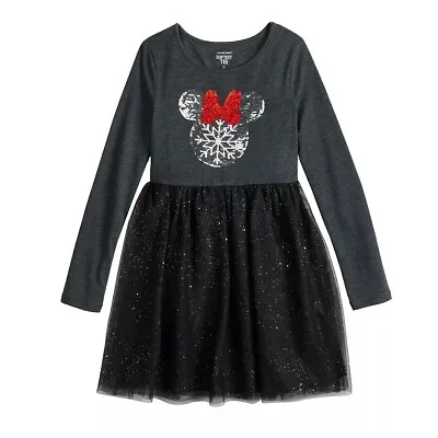 NEW Limited Edition DISNEY Flip Sequins MINNIE MOUSE Tutu Dress Size 5 NWT • $17.95