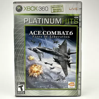 Ace Combat 6 Fires Of Liberation (Xbox 360 2007) Platinum Hits CIB Tested Works • $10