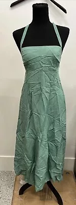 Madewell Women's Sleeveless Cross Back Long Sundress Green Size 2 NWT • $39.99