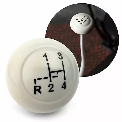 4-Speed Shift Pattern Ivory Gear Shift Knob M12 & M7 Bus Beetle Ghia Thing  • $39.95