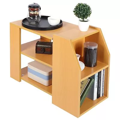 3 Tier Modern Bookshelf Storage Rack Sofa Side Table For Home Office Furniture • $44.80