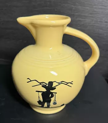 Fiesta Yellow MOONSHINE Carafe Pitcher Jug  Exclusively For Mega China MegaChina • $21.50