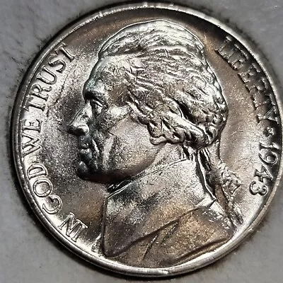 1943 D Denver Mint Silver Jefferson War Nickel • $7.95