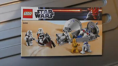 Building Instructions For Lego Star Wars Set 9490 Droid Escape (2012). • $5.70