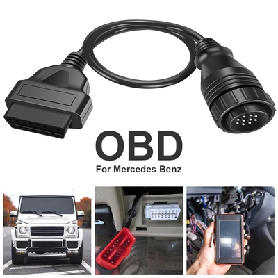 $9.37 • Buy Diagnostic Code Reader Adapter Scanner Cable Compatible Mercedes Benz OBD2 LU