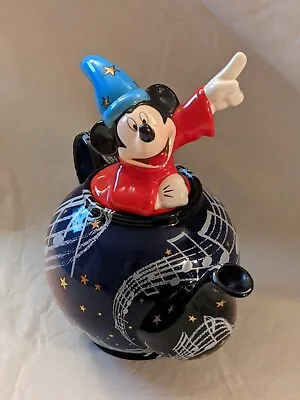 Fantasia Cardew Disney Showcase Sorcerer Mickey Mouse 2000 Large Teapot Fantasia • $227.44